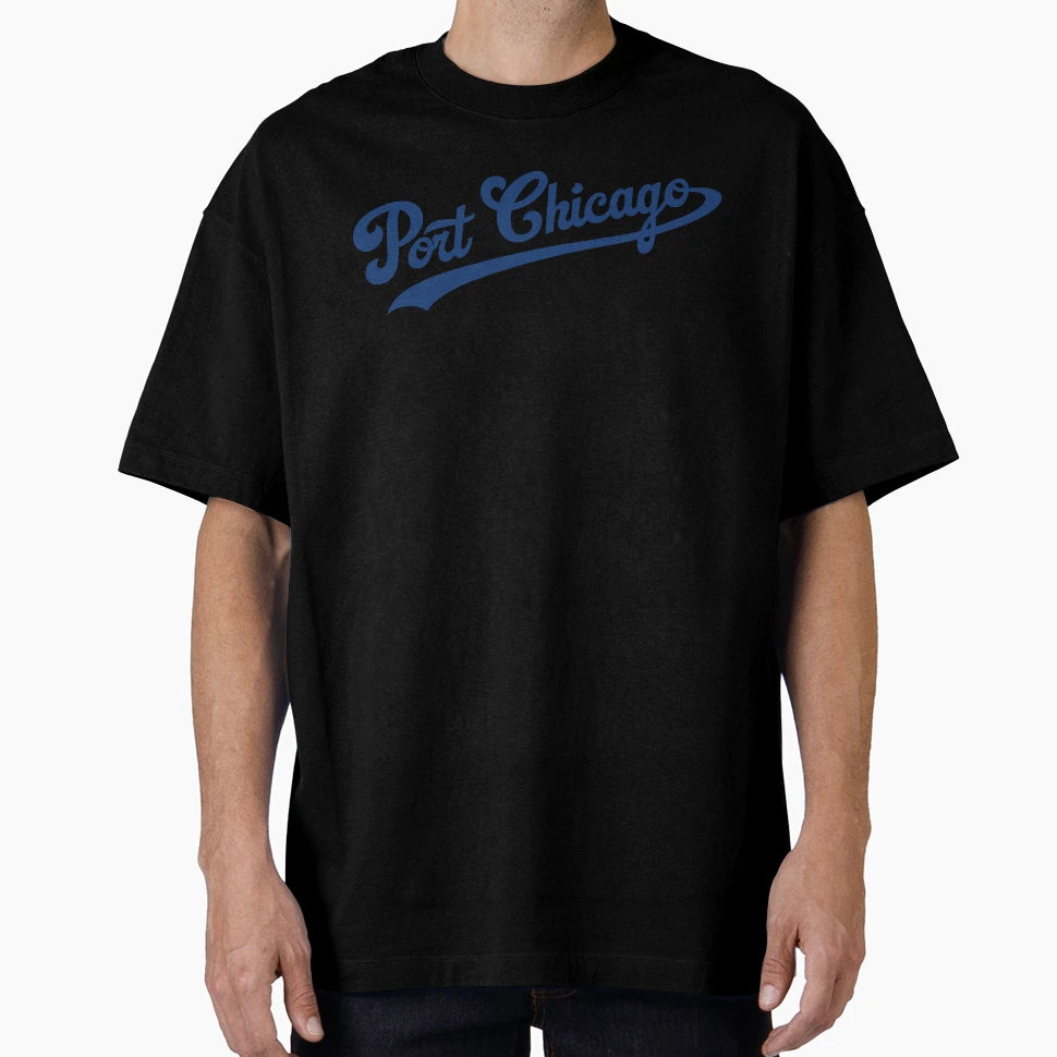 Port Chicago Royal Blue T-Shirt - Aesthetic Graphic for Adults - T-Shirt, Sweatshirt, Hoodie