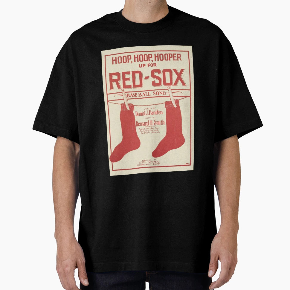 Hoop Hoop Hooper Up Red Sox Baseball T-Shirt - Trendy Graphic Men Women - T-Shirt, Sweatshirt, Hoodie