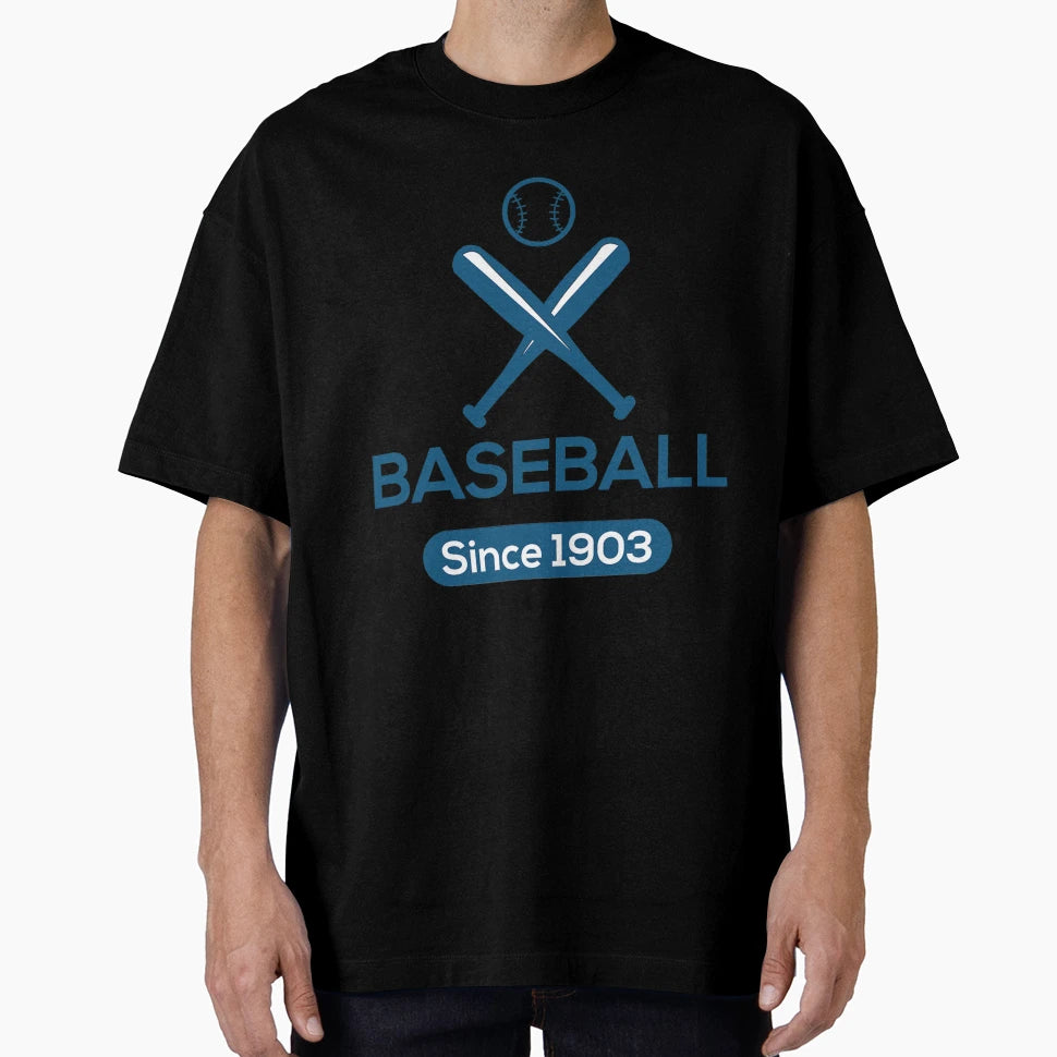 American Baseball Sport Logo T-Shirt - Casual Everyday Wear Men Women - T-Shirt, Sweatshirt, Hoodie