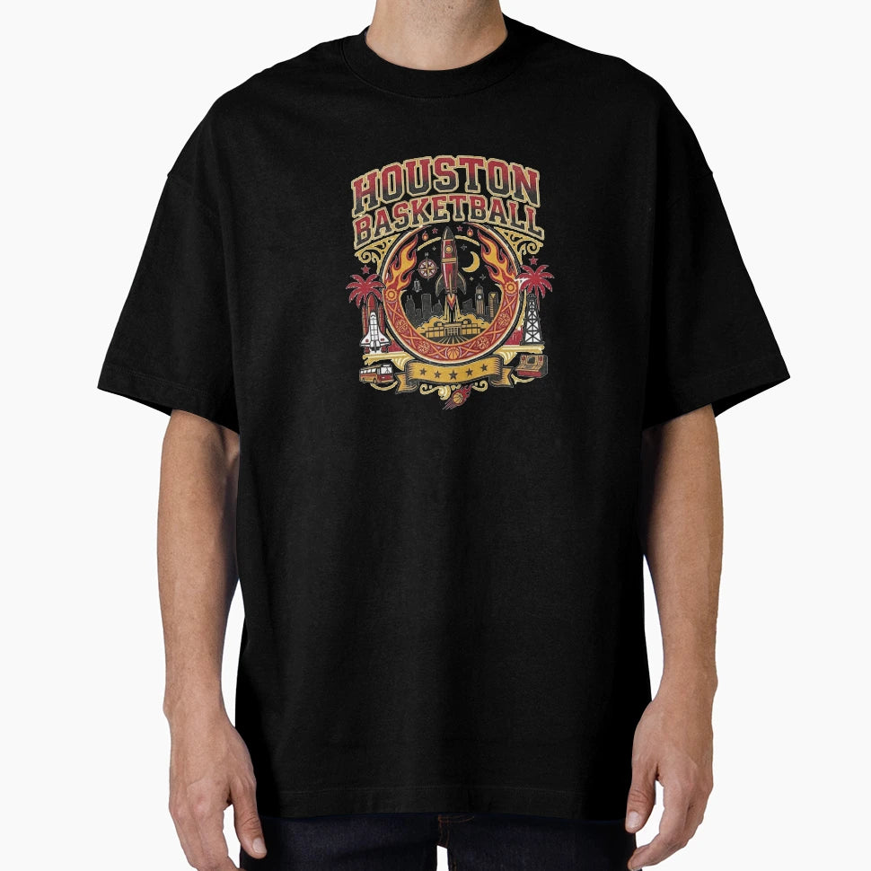 Houston Rockets T-Shirt - Unique Graphic Unisex - T-Shirt, Sweatshirt, Hoodie
