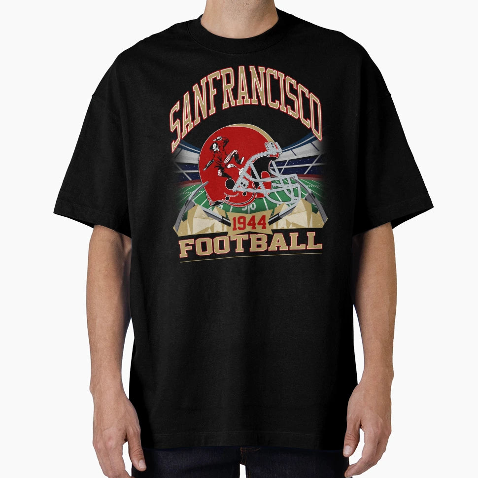 San Francisco Football Gridiron Legacy T-Shirt - Unique Graphic for Adults - T-Shirt, Sweatshirt, Hoodie