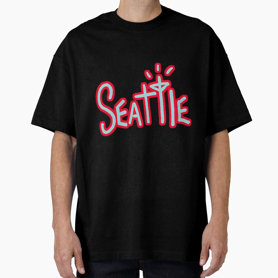 Seattle Hockey T-Shirt - Fun Novelty Design for Adults - T-Shirt, Sweatshirt, Hoodie