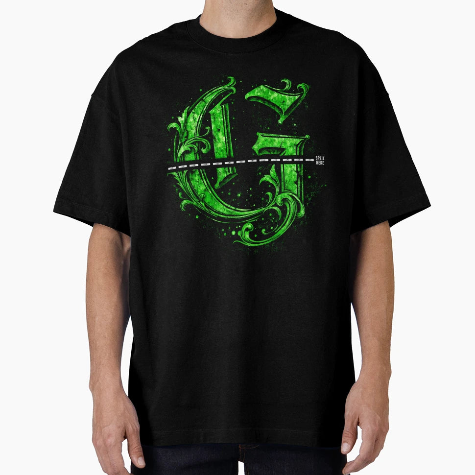 Split Da G St Patricks Day T-Shirt - Aesthetic Graphic Unisex - T-Shirt, Sweatshirt, Hoodie