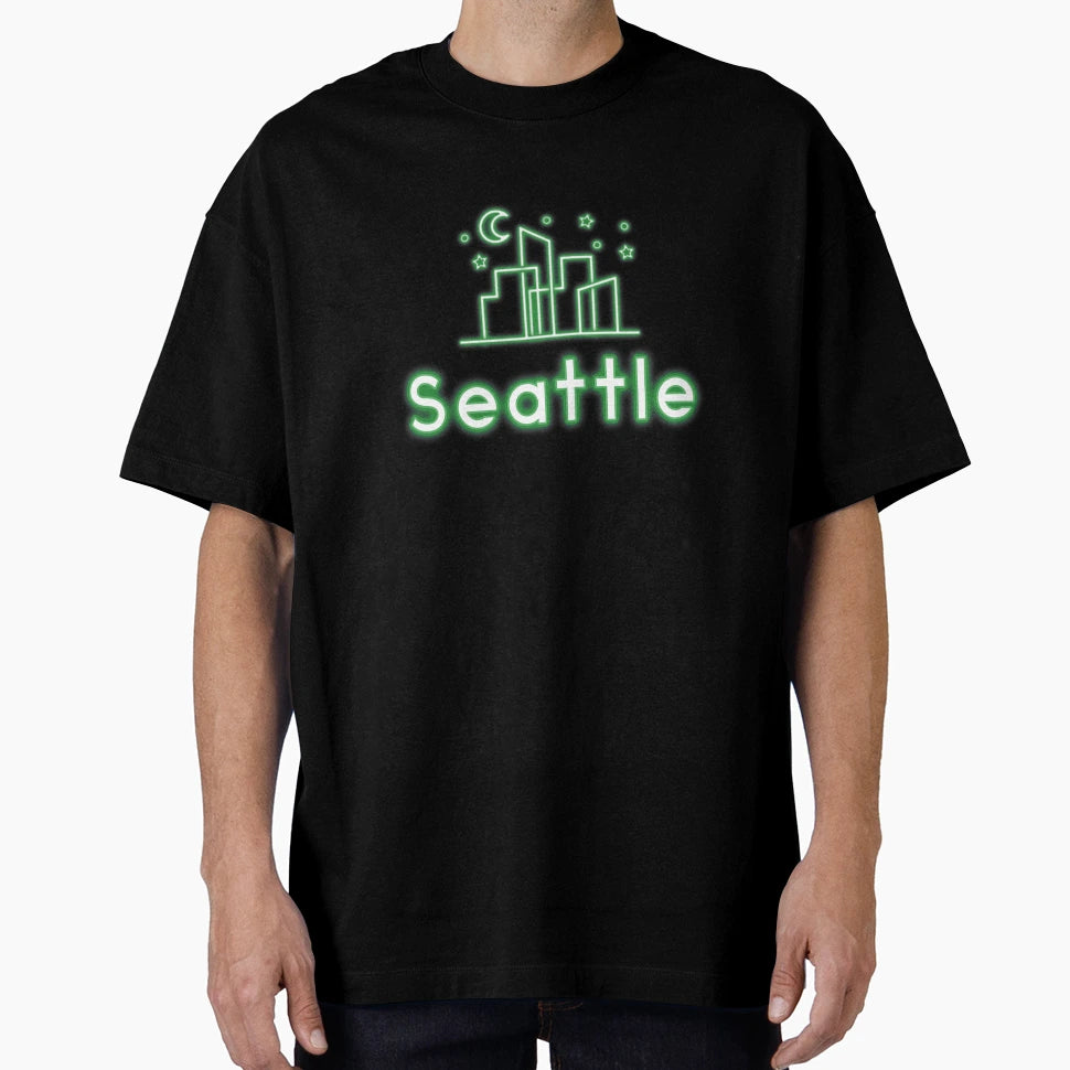 Seattle Photography Seattle Car T-Shirt - Trendy Graphic for Adults - T-Shirt, Sweatshirt, Hoodie