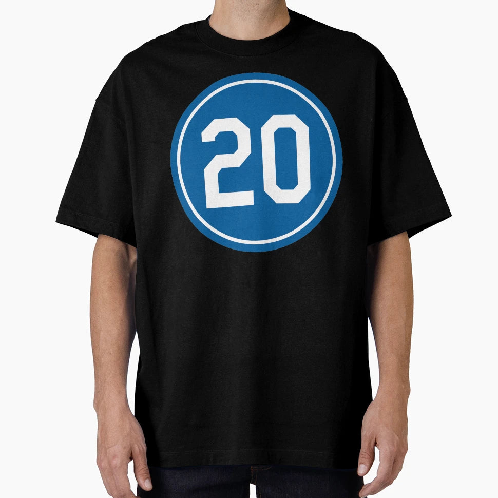 Don Sutton 20 Jersey Number T-Shirt - Custom Art Print Men Women - T-Shirt, Sweatshirt, Hoodie