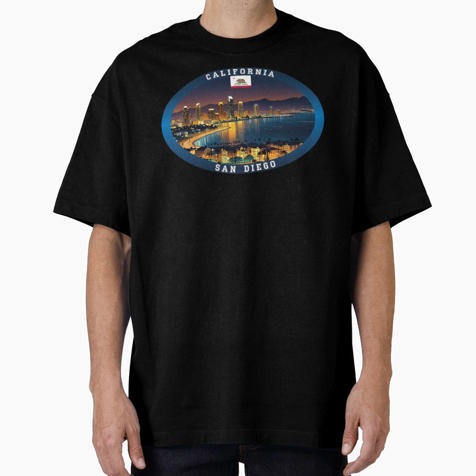 San Diego California Travel T-Shirt - Trendy Graphic Men Women - T-Shirt, Sweatshirt, Hoodie