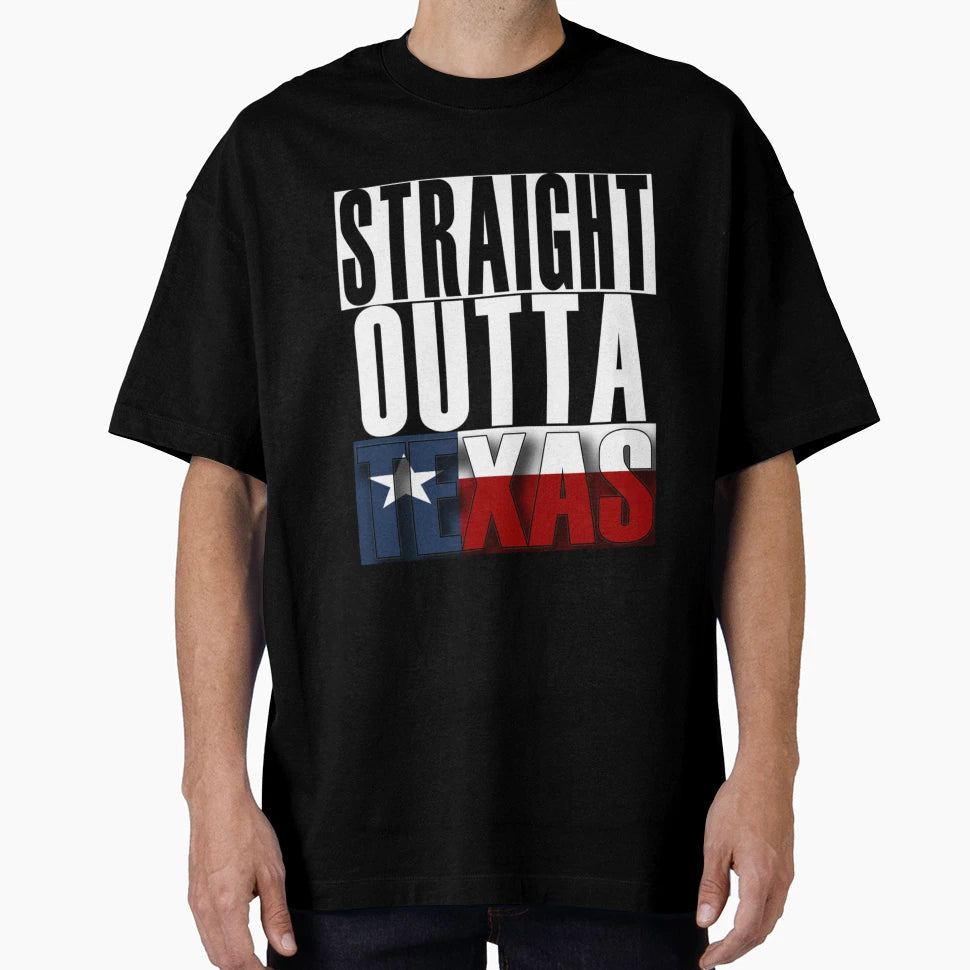 Texas Lovers Straight Outta Texas21 T-Shirt - Trendy Graphic Men Women - T-Shirt, Sweatshirt, Hoodie