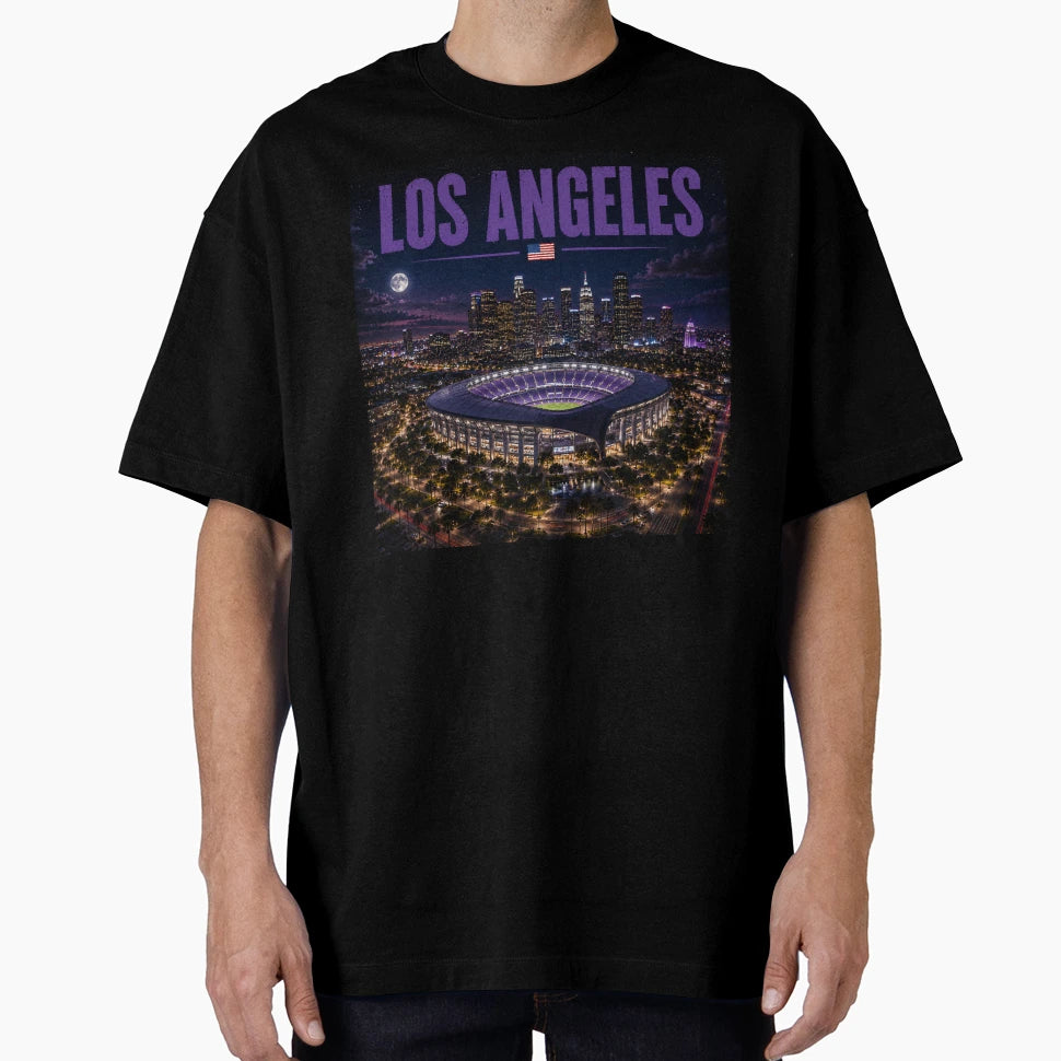 Los Angeles Cinematic Stadium T-Shirt - Graphic Print Men Women - T-Shirt, Sweatshirt, Hoodie