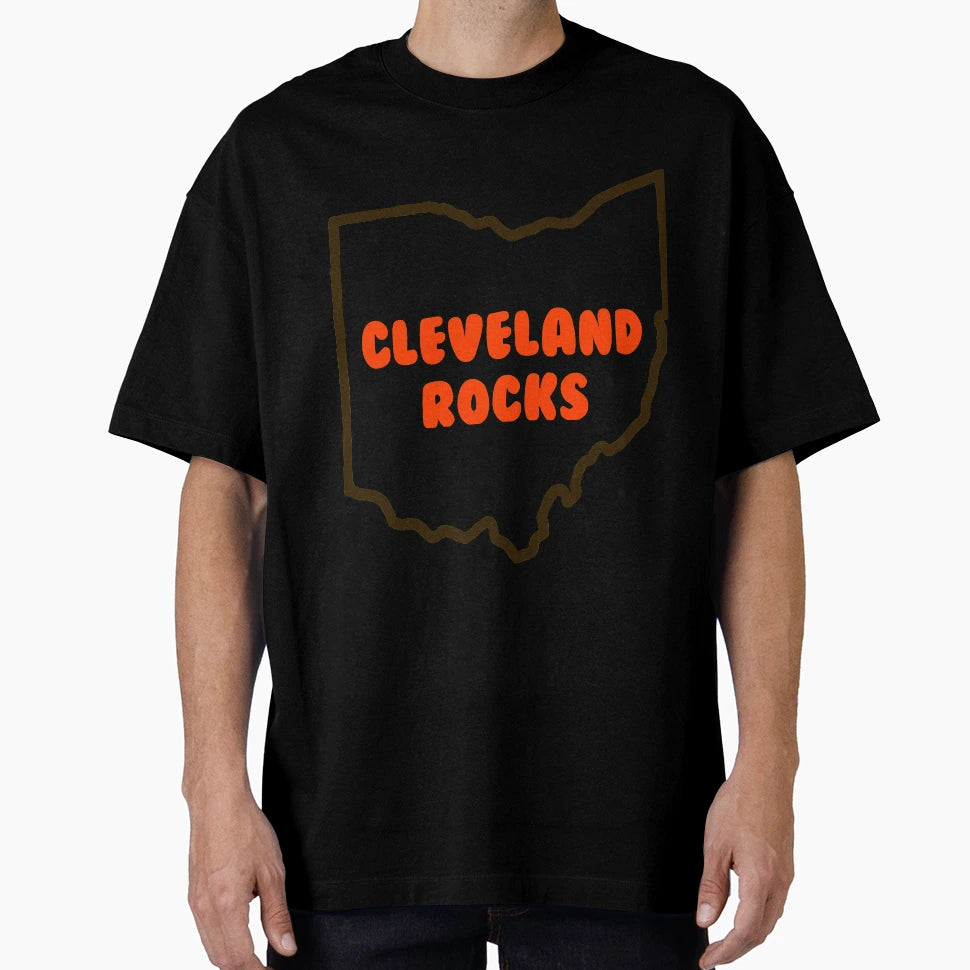 Cleveland Rocks T-Shirt - Custom Art Print for Adults - T-Shirt, Sweatshirt, Hoodie