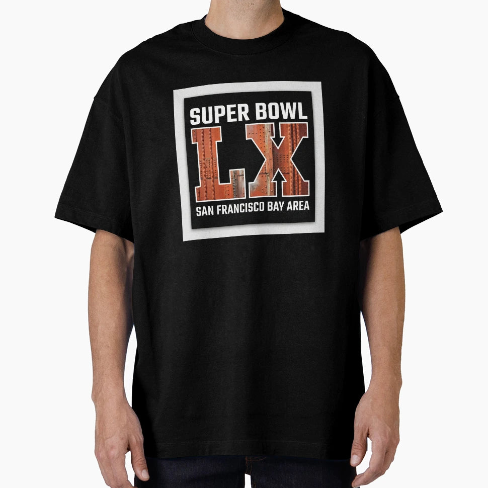 Lx Golden Gate Bay Area Football 2026 T-Shirt - Trendy Graphic Men Women - T-Shirt, Sweatshirt, Hoodie