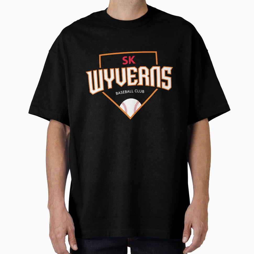 Kbo Sk Wyverns Logo Emblem Korea T-Shirt - Casual Everyday Wear for Adults - T-Shirt, Sweatshirt, Hoodie