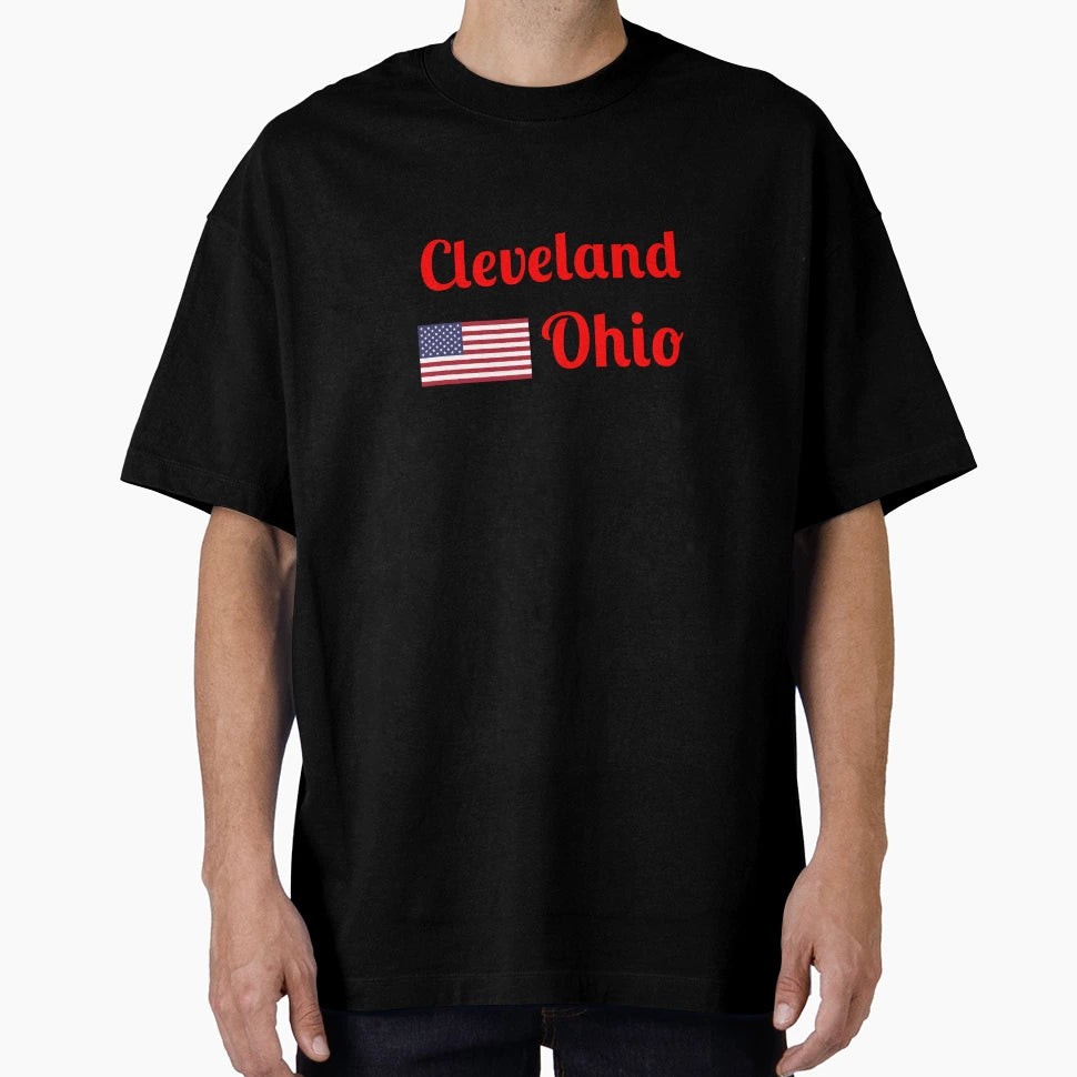 Cleveland Ohio Stylish Prints T-Shirt - Unique Graphic Men Women - T-Shirt, Sweatshirt, Hoodie