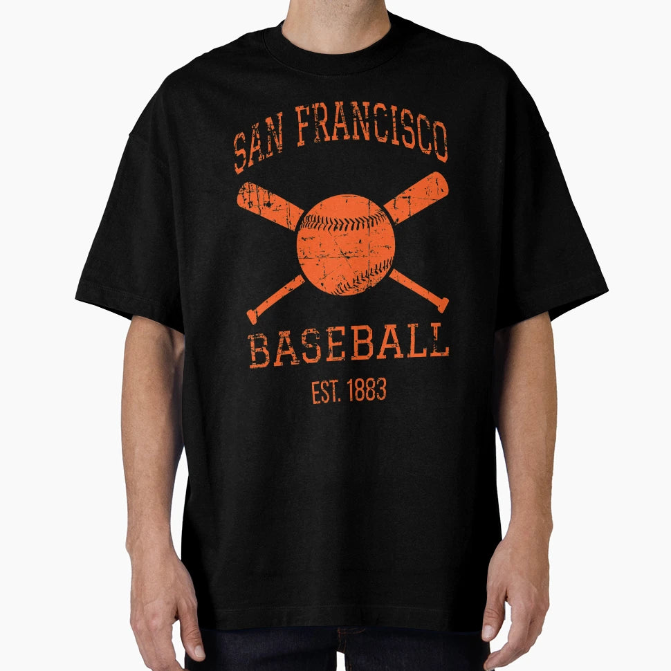 San Francisco Baseball Team I T-Shirt - Graphic Print Unisex - T-Shirt, Sweatshirt, Hoodie
