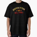 Houston Vs All Yall Stripe Texas T-Shirt - Custom Art Print for Adults - T-Shirt, Sweatshirt, Hoodie
