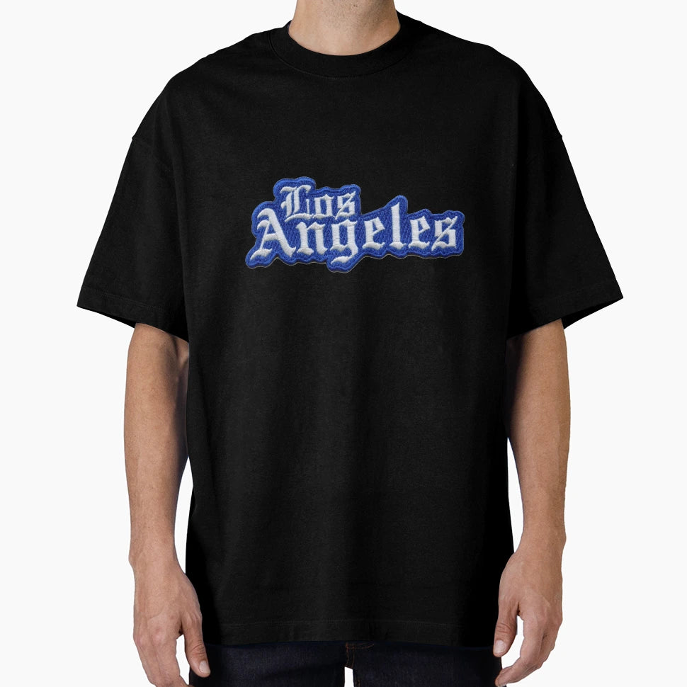 Los Angeles Inspired Logo Bold T-Shirt - Minimalist Print Men Women - T-Shirt, Sweatshirt, Hoodie