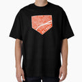 Detroit Map Baseball Home Plate Michigan Is T-Shirt - Graphic Print Unisex - T-Shirt, Sweatshirt, Hoodie