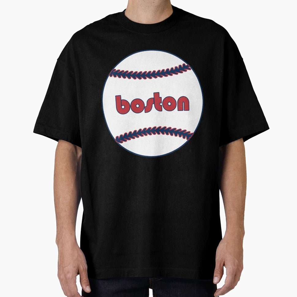 Boston Throwback Baseball T-Shirt - Unique Graphic Men Women - T-Shirt, Sweatshirt, Hoodie