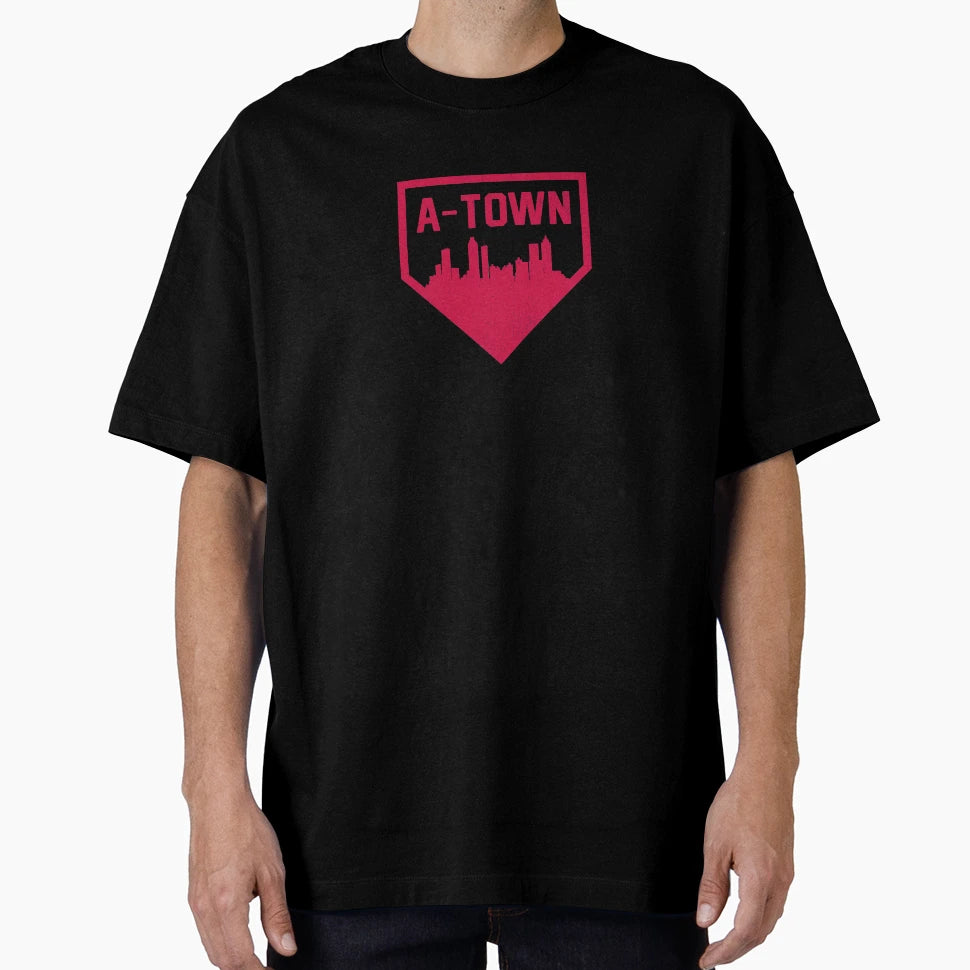 Town Atlanta Baseball Home Skyline T-Shirt - Novelty Apparel Men Women - T-Shirt, Sweatshirt, Hoodie