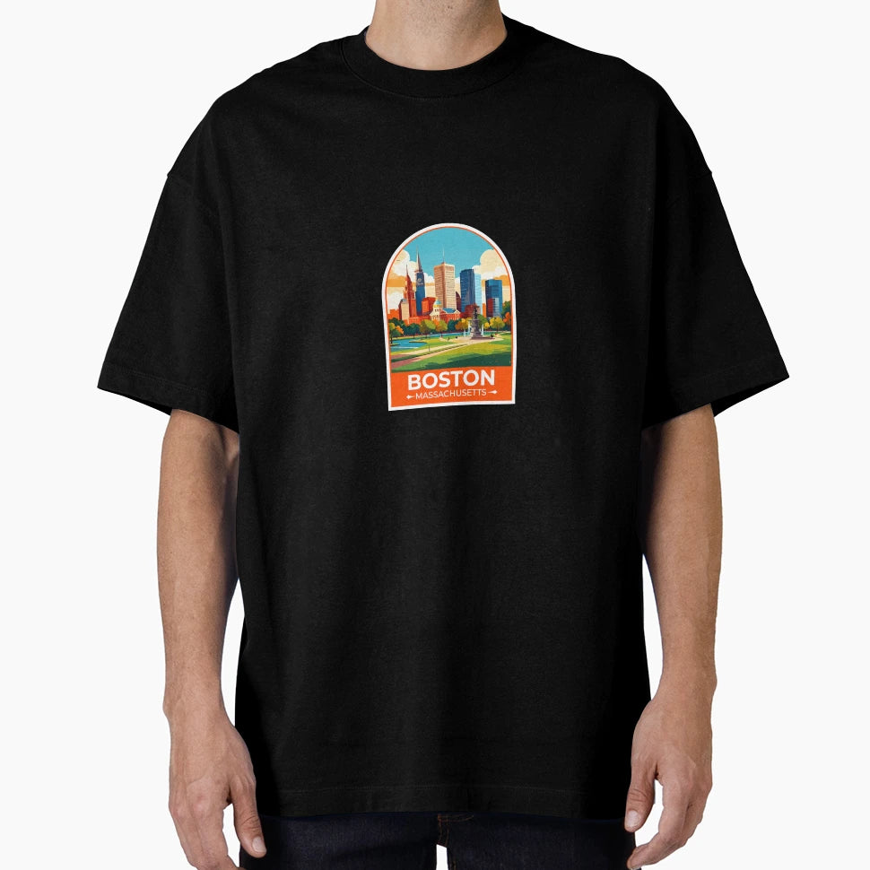 Boston Massachusetts Us T-Shirt - Novelty Apparel Men Women - T-Shirt, Sweatshirt, Hoodie