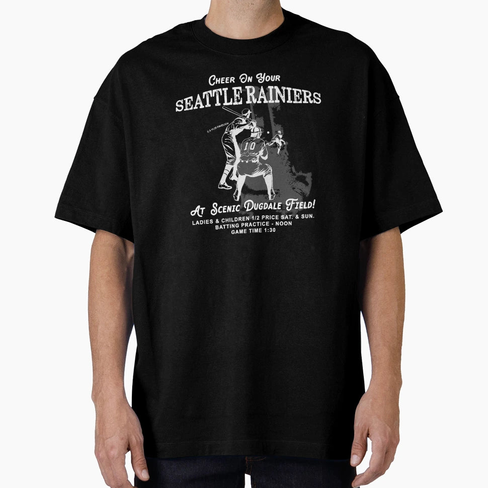 Cheer Your Seattle Rainiers T-Shirt - Custom Art Print for Adults - T-Shirt, Sweatshirt, Hoodie