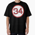 David Ortiz 34 Jersey Number T-Shirt - Casual Everyday Wear Men Women - T-Shirt, Sweatshirt, Hoodie