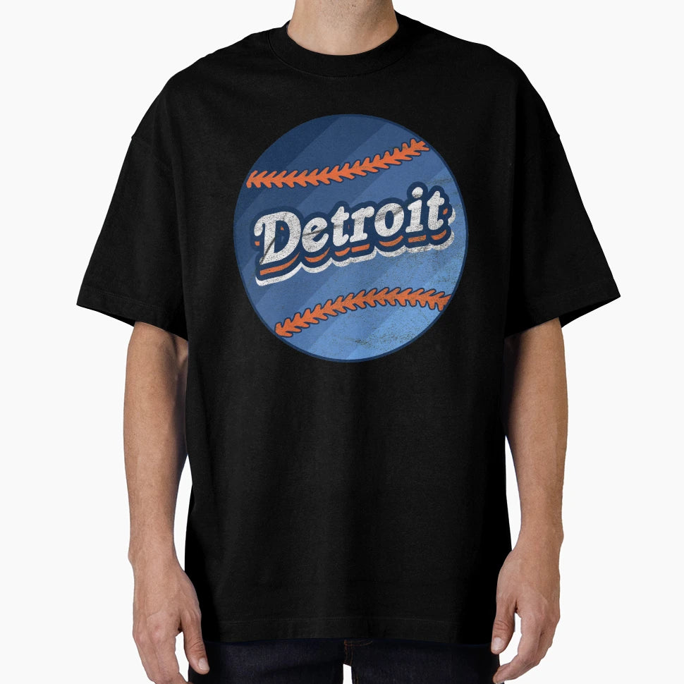 Detroit Baseball T-Shirt - Trendy Graphic Unisex - T-Shirt, Sweatshirt, Hoodie