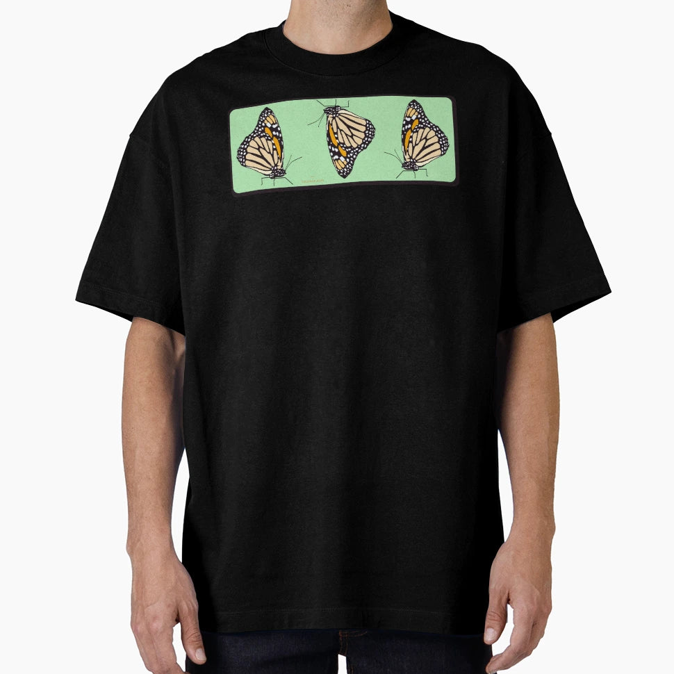 Elegant Monarch Butterfly T-Shirt - Minimalist Print for Adults - T-Shirt, Sweatshirt, Hoodie