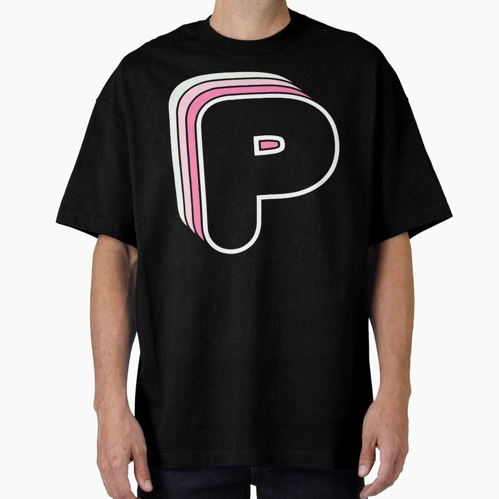 P Letter Alphabet T-Shirt - Trendy Graphic Unisex - T-Shirt, Sweatshirt, Hoodie