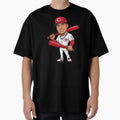 Noelvi Marte Power Hitter Icon Two Red T-Shirt - Minimalist Print Unisex - T-Shirt, Sweatshirt, Hoodie