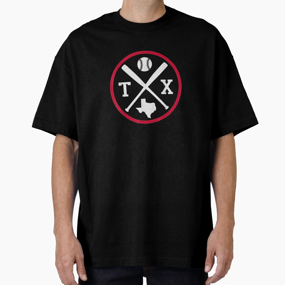 Texas Baseball Team Emblem Tx T-Shirt - Minimalist Print for Adults - T-Shirt, Sweatshirt, Hoodie