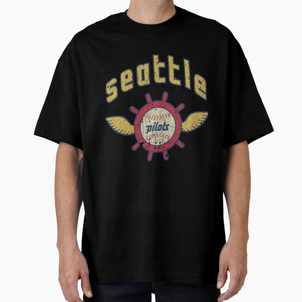 Seattle Pilots Baseball T-Shirt - Unique Graphic Men Women - T-Shirt, Sweatshirt, Hoodie