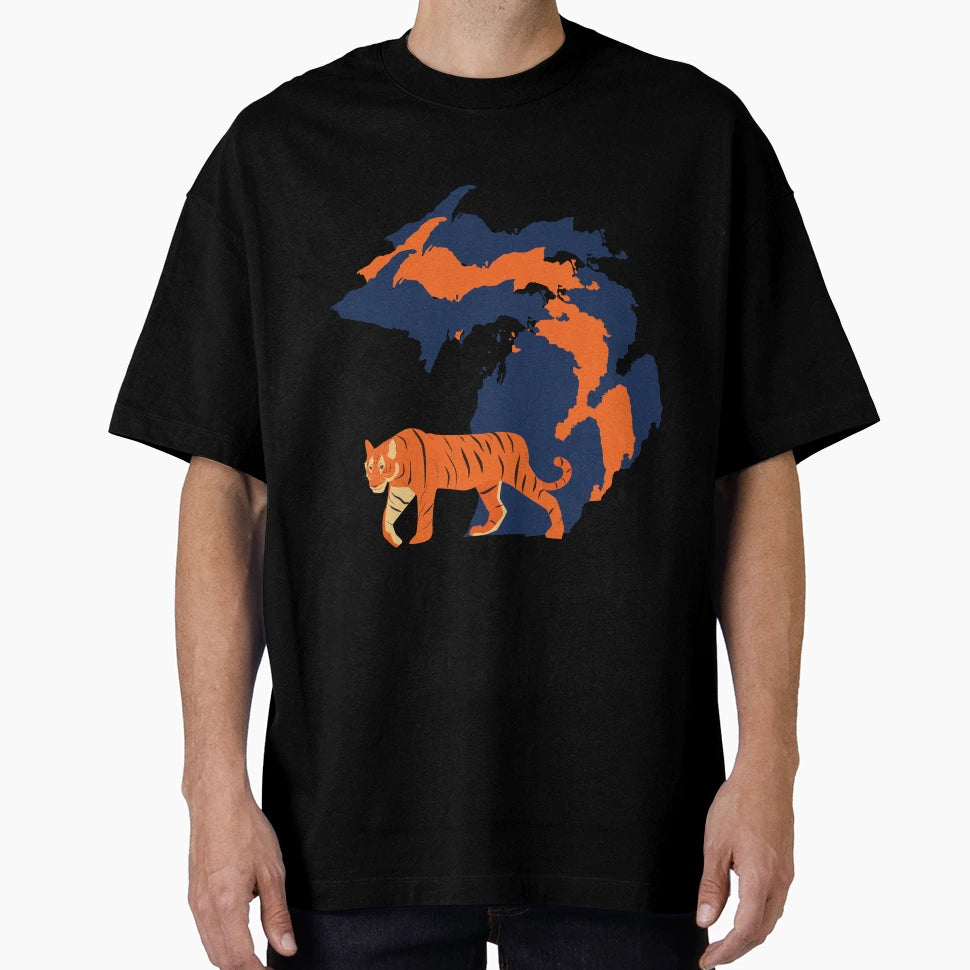 Michigan Border Tigers T-Shirt - Streetwear Style Unisex - T-Shirt, Sweatshirt, Hoodie