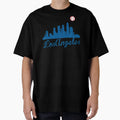 Los Angeles City Skyline Baseball Red T-Shirt - Graphic Print for Adults - T-Shirt, Sweatshirt, Hoodie