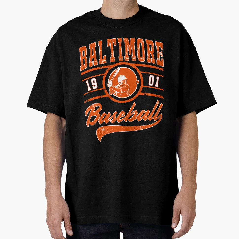 Baltimore Baseball T-Shirt - Unique Graphic Unisex - T-Shirt, Sweatshirt, Hoodie
