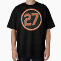 Delmon Young 27 Jersey Number T-Shirt - Aesthetic Graphic Unisex - T-Shirt, Sweatshirt, Hoodie