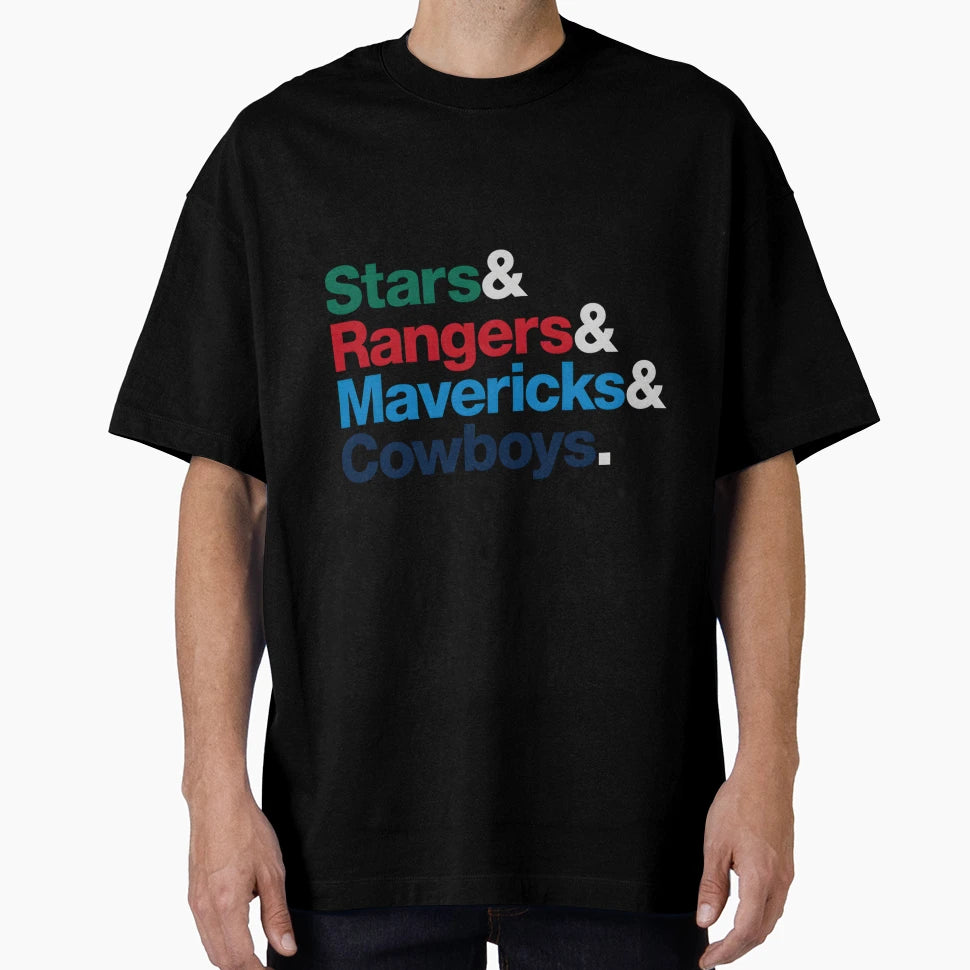 Dallas Sports Teams T-Shirt - Streetwear Style Unisex - T-Shirt, Sweatshirt, Hoodie