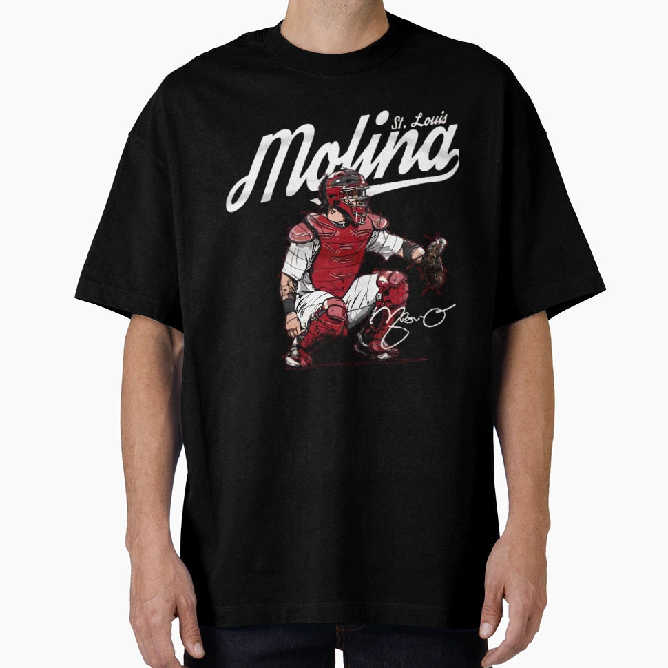 Yadier Molina T-Shirt - Minimalist Print for Adults - T-Shirt, Sweatshirt, Hoodie