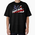 Los Angeles Usa Flag T-Shirt - Trendy Graphic for Adults - T-Shirt, Sweatshirt, Hoodie