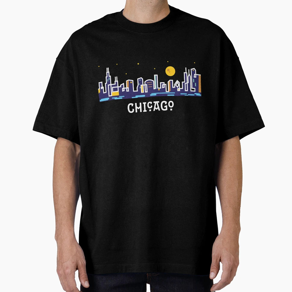 Chicago T-Shirt - Trendy Graphic Men Women - T-Shirt, Sweatshirt, Hoodie