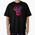 V Initial Letter V T-Shirt - Novelty Apparel for Adults - T-Shirt, Sweatshirt, Hoodie