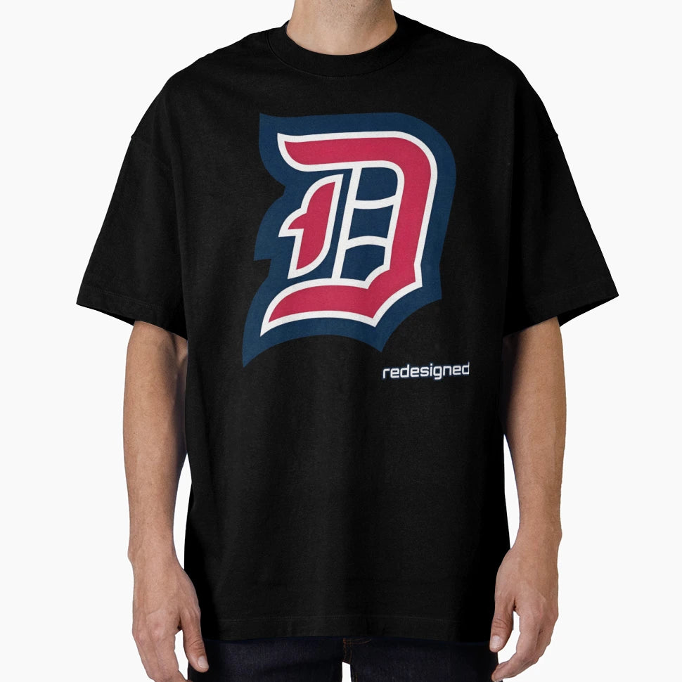 Gothic Initial D Emblem T-Shirt - Casual Everyday Wear for Adults - T-Shirt, Sweatshirt, Hoodie