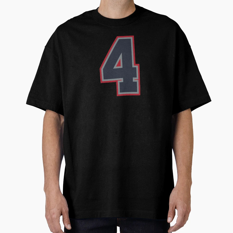 4 Navy Grey Red Sports Number Four T-Shirt - Fun Novelty Design Unisex - T-Shirt, Sweatshirt, Hoodie