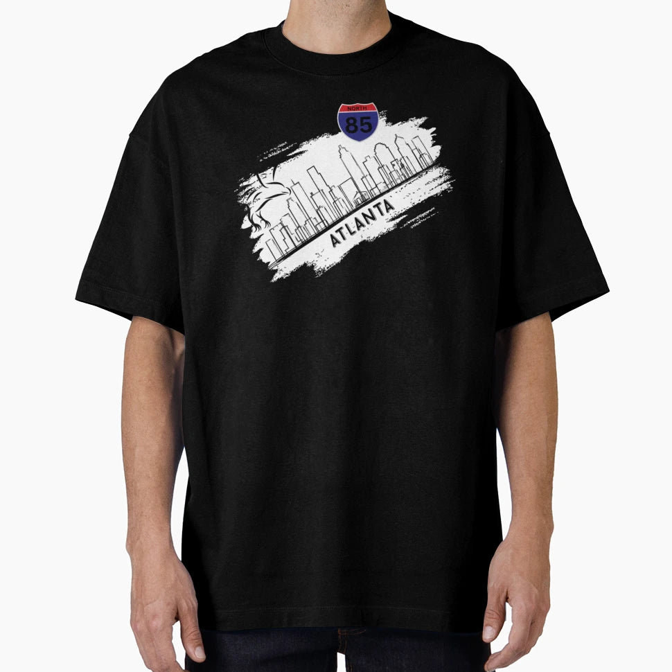 Atlanta Abstract Cityscape T-Shirt - Graphic Print for Adults - T-Shirt, Sweatshirt, Hoodie