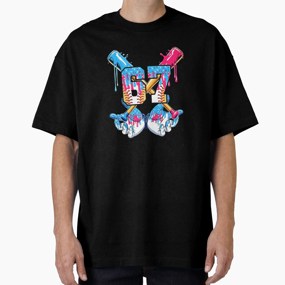 67 Baseball Drip Birthday T-Shirt - Aesthetic Graphic Unisex - T-Shirt, Sweatshirt, Hoodie