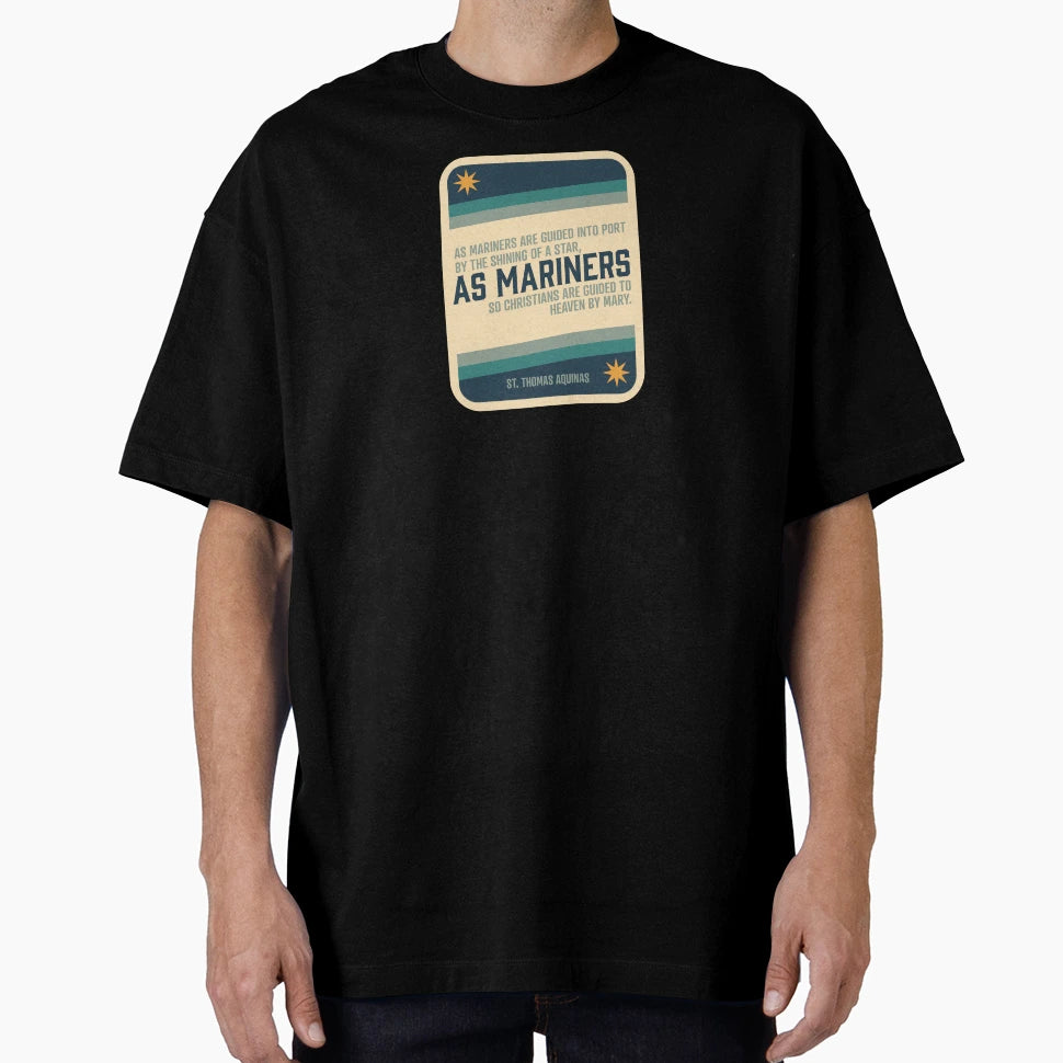As Mariners St Thomas Aquinas T-Shirt - Fun Novelty Design Men Women - T-Shirt, Sweatshirt, Hoodie