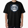 New York Baseball And Diamond Navy Blue T-Shirt - Trendy Graphic Unisex - T-Shirt, Sweatshirt, Hoodie