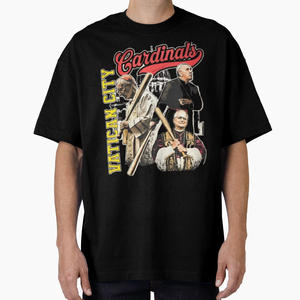 Vatican City Cardinals Baseball T-Shirt - Fun Novelty Design Unisex - T-Shirt, Sweatshirt, Hoodie
