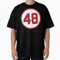 Torii Hunter 48 Jersey Number T-Shirt - Novelty Apparel Unisex - T-Shirt, Sweatshirt, Hoodie