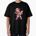 Cartoon Charachter Playing Baseball T-Shirt - Casual Everyday Wear Unisex - T-Shirt, Sweatshirt, Hoodie