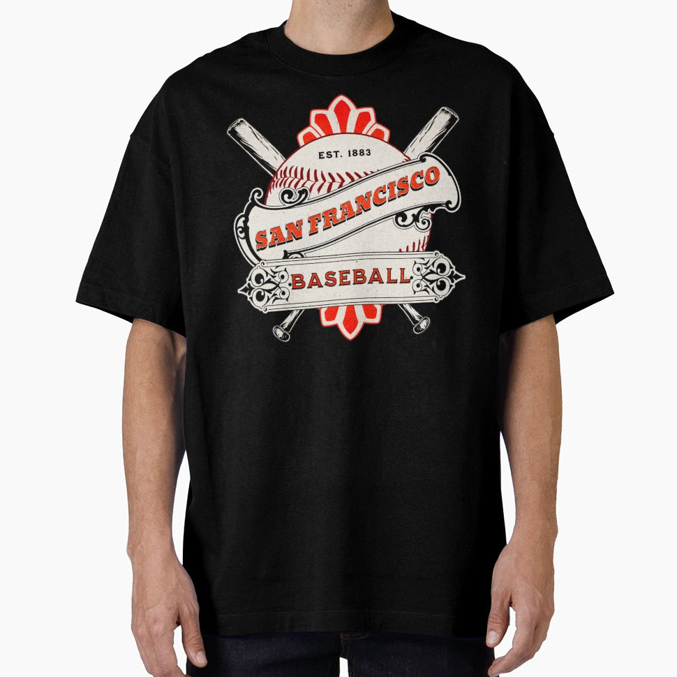 San Franciso Baseball T-Shirt - Aesthetic Graphic Men Women - T-Shirt, Sweatshirt, Hoodie
